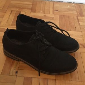 Suede shoes